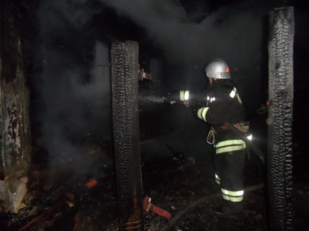 В Абдулино во время пожара пострадал человек