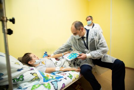 Настоящий праздник устроили для маленьких пациентов Оренбургской областной детской клинической больницы.