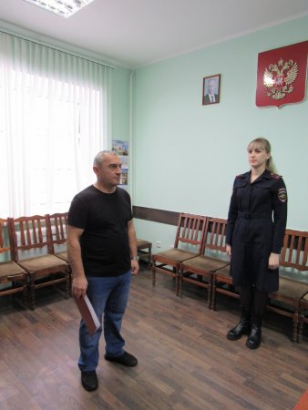 В МО МВД России «Абдулинский» состоялось мероприятие по принесению присяги