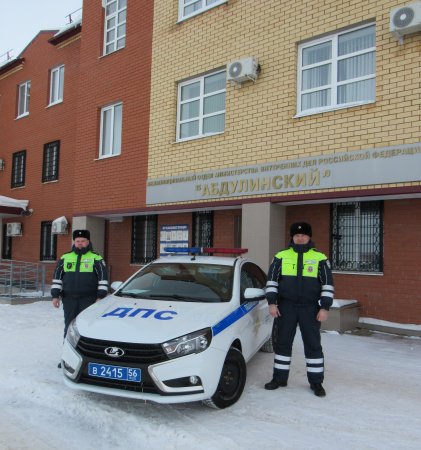 Житель Оренбургской области выразил благодарность инспекторам ДПС города Абдулино